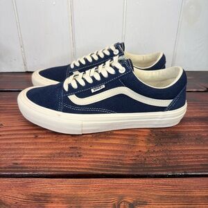 Vans Old Skool Pro “Wrapped” Navy / Marshmallow Suede Men’s 8.0